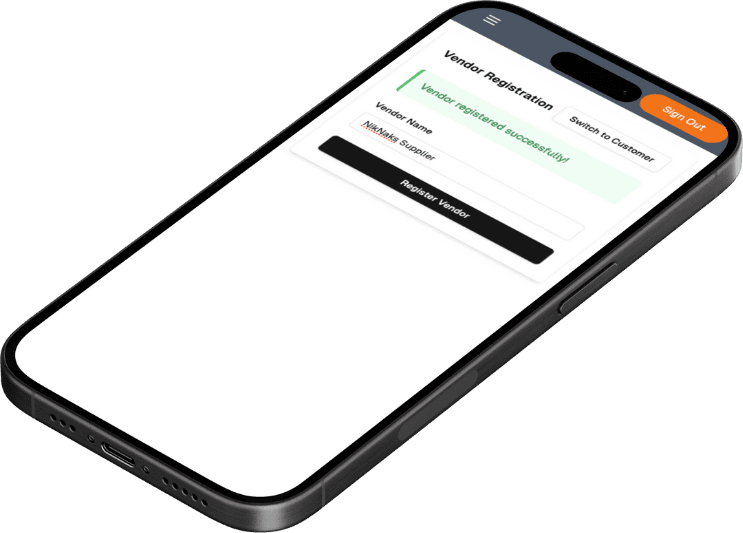 Supplier Management Interface